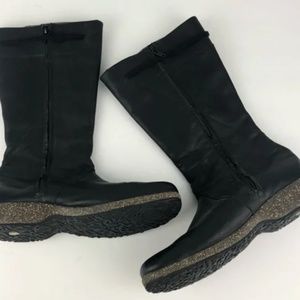 Teva Montecito Black Leather Boots 8.5